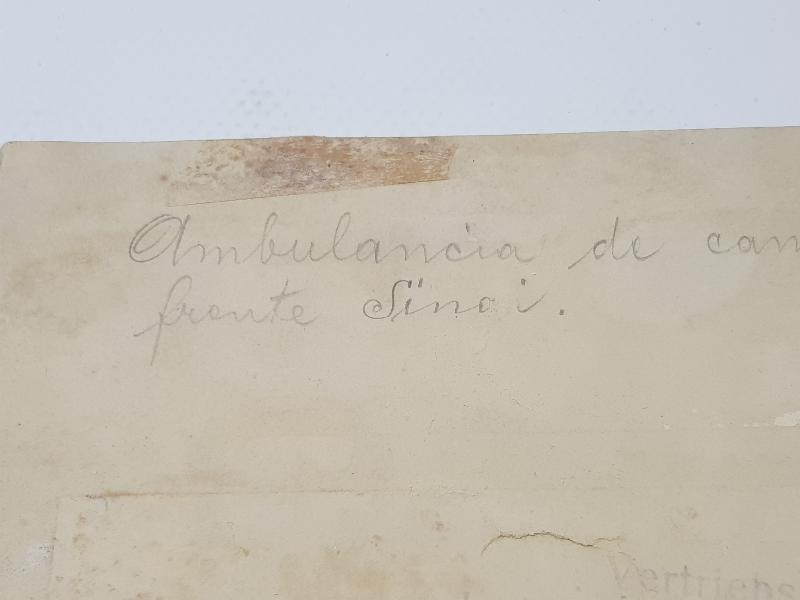 1. DÜNYA SAVAŞI SİNA CEPHESİ'NDE YARALI TÜRK ASKERİNİN HASTANEYE NAKLİ