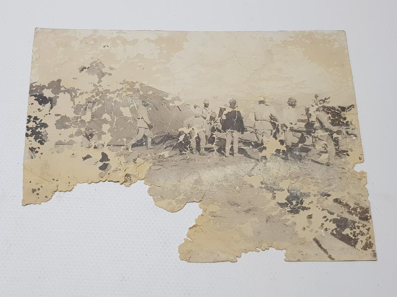 1. DÜNYA SAVAŞI SİNA CEPHESİ'NDE YARALI TÜRK ASKERİNİN HASTANEYE NAKLİ