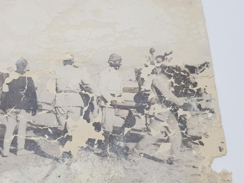 1. DÜNYA SAVAŞI SİNA CEPHESİ'NDE YARALI TÜRK ASKERİNİN HASTANEYE NAKLİ