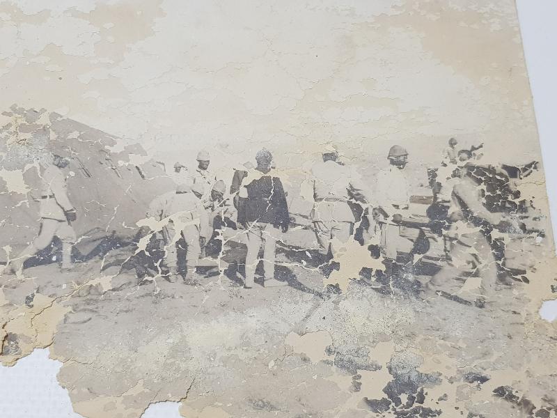 1. DÜNYA SAVAŞI SİNA CEPHESİ'NDE YARALI TÜRK ASKERİNİN HASTANEYE NAKLİ