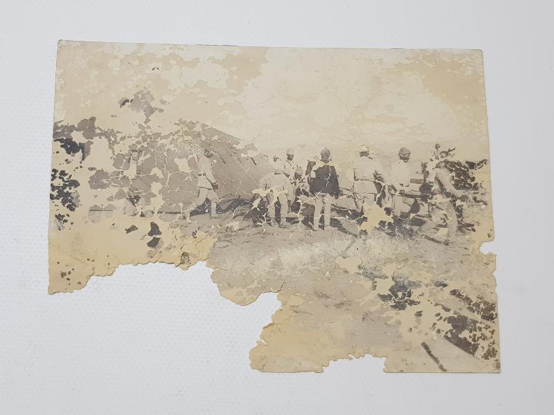 1. DÜNYA SAVAŞI SİNA CEPHESİ'NDE YARALI TÜRK ASKERİNİN HASTANEYE NAKLİ