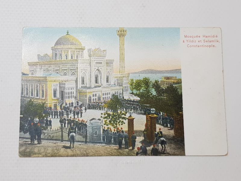 OSMANLI DÖNEMİ CUMA SELAMLIĞI KONULU İKİ ADET KARTPOSTAL