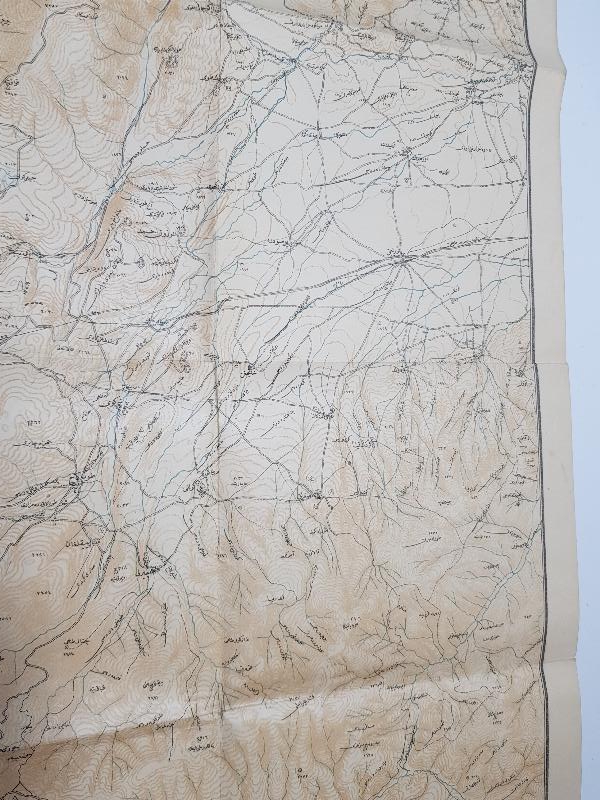 1. DÜNYA SAVAŞI KAFKASYA CEPHESİ OSMANLICA ERZURUM VE CİVARI HARİTASI