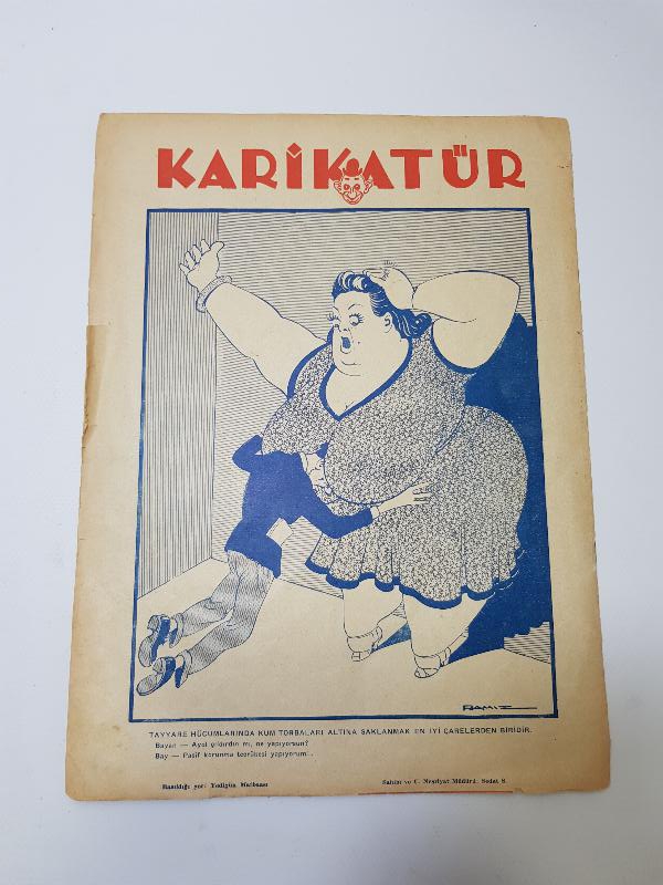 2. DÜNYA SAVAŞI 1939 HİTLER KAPAKLI KARİKATÜR DERGİSİ