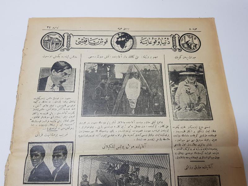 8 MART 1924 TARİHLİ RESİMLİ GAZETE