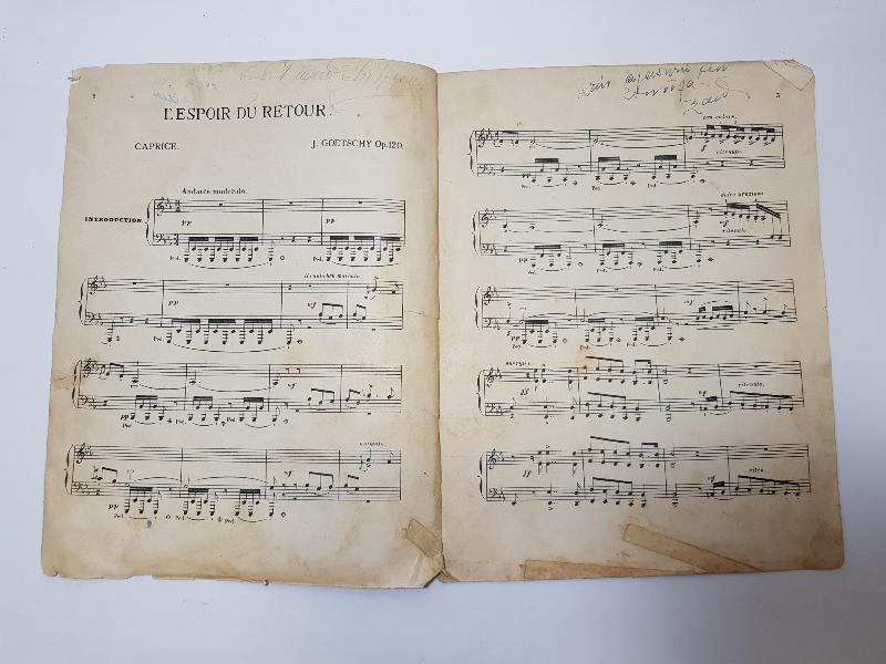 CONSTANTİNOPLE : OSMANLI DÖNEMİ PİYANO ŞARKI NOTALARI