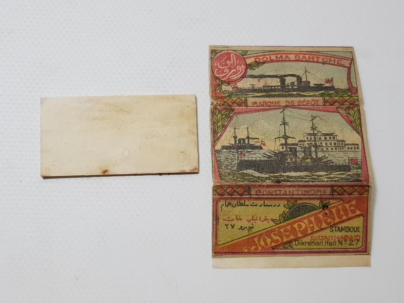 OSMANLI DÖNEMİ ÇOK NADİR DOLMABAHÇE SİGARA KAĞIDI