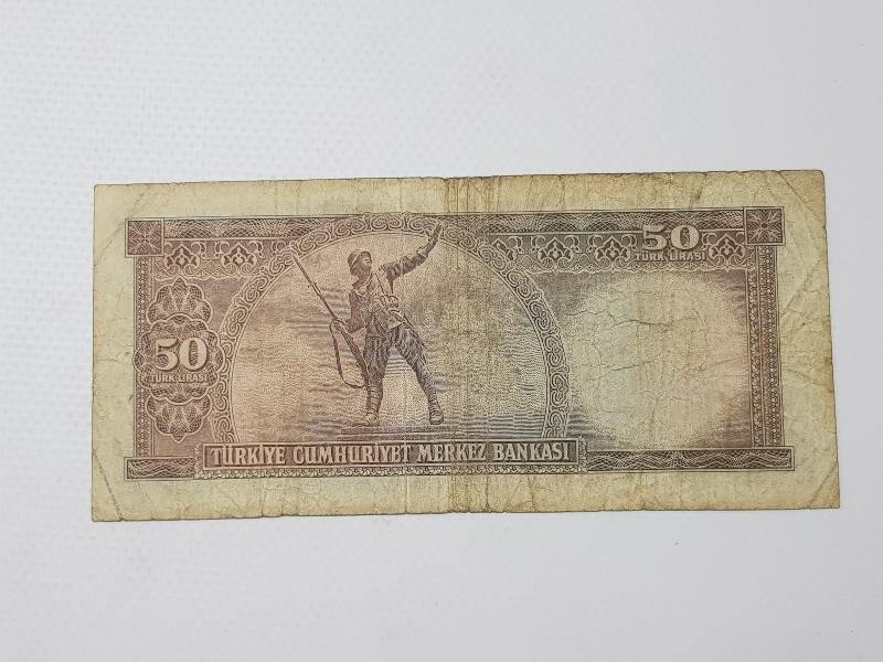 5. EMİSYON 50 LİRA KAĞIT PARA