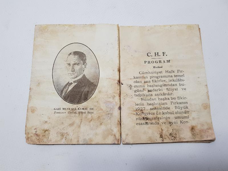 1931 CUMHURİYET HALK FIRKASI PROGRAMI