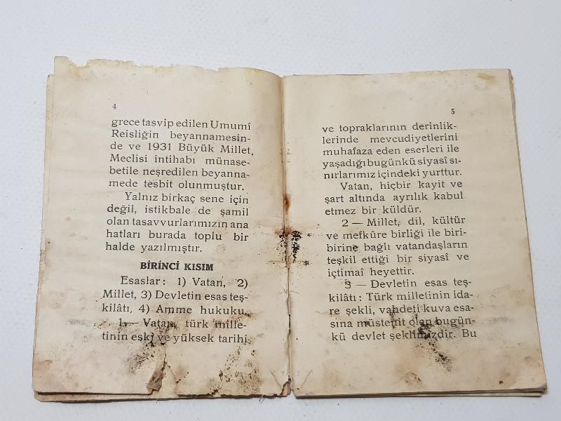 1931 CUMHURİYET HALK FIRKASI PROGRAMI