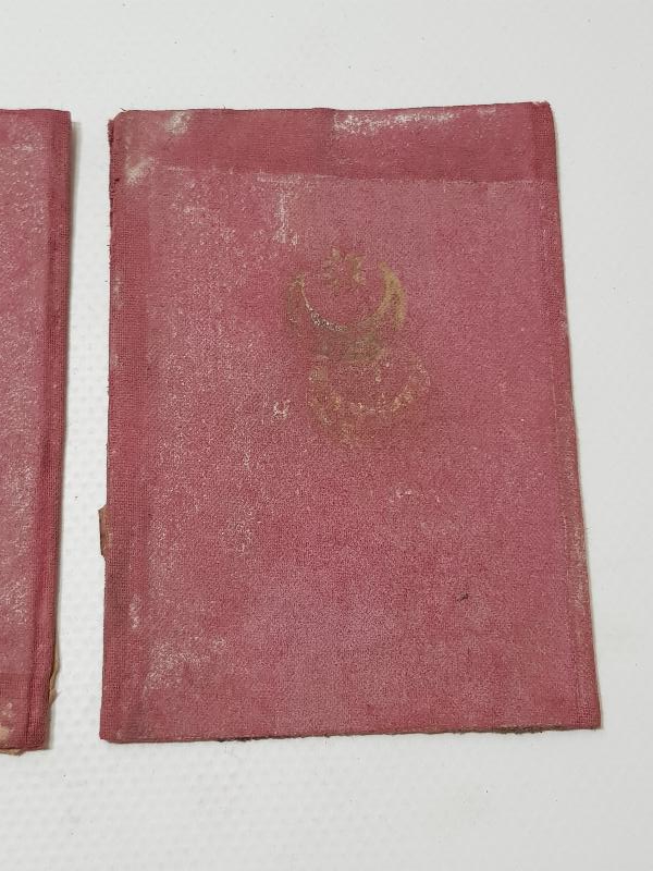 OSMANLICA HÜVİYET CÜZDANI LOTU