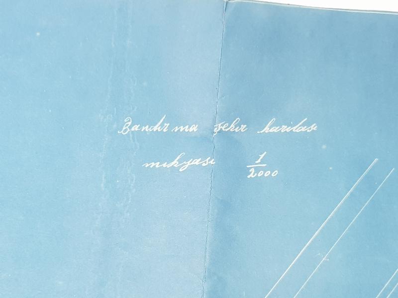 1929 BANDIRMA ŞEHİR HARİTASI