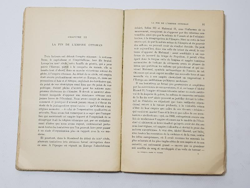 OSMANLI DEVLETİNDEN TÜRKİYE CUMHURİYETİNE FRANSIZCA KİTAP