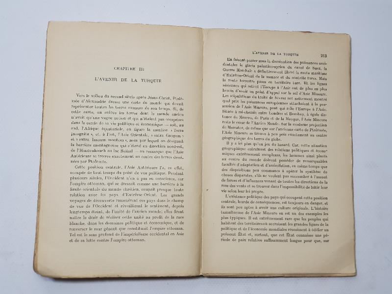 OSMANLI DEVLETİNDEN TÜRKİYE CUMHURİYETİNE FRANSIZCA KİTAP