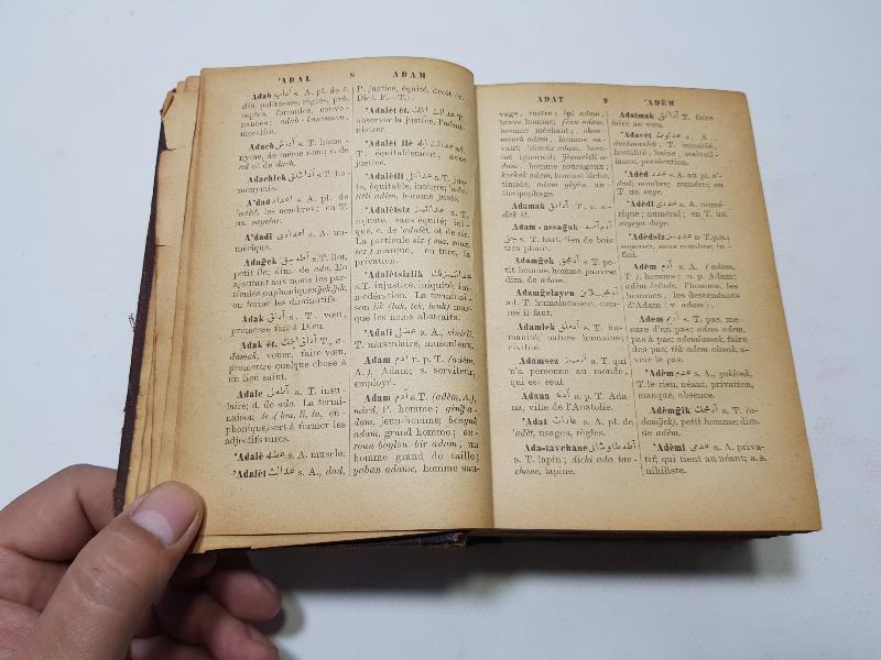 OSMANLI DÖNEMİ TÜRKÇE FRANSIZCA SÖZLÜK