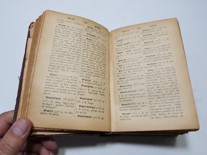 OSMANLI DÖNEMİ TÜRKÇE FRANSIZCA SÖZLÜK