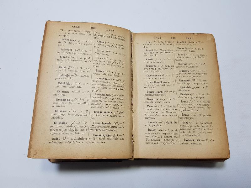 OSMANLI DÖNEMİ TÜRKÇE FRANSIZCA SÖZLÜK