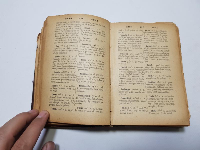 OSMANLI DÖNEMİ TÜRKÇE FRANSIZCA SÖZLÜK