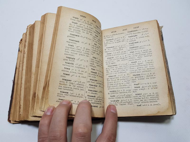 OSMANLI DÖNEMİ TÜRKÇE FRANSIZCA SÖZLÜK