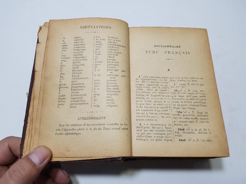 OSMANLI DÖNEMİ TÜRKÇE FRANSIZCA SÖZLÜK