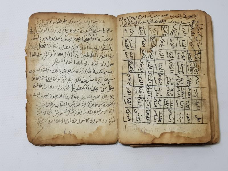 OSMANLI DÖNEMİ EL YAZMA TILSIMLI DUALAR KİTABI