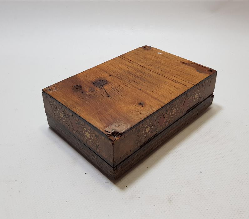 OSMANLI DÖNEMİ MARKUTERİ KUTU