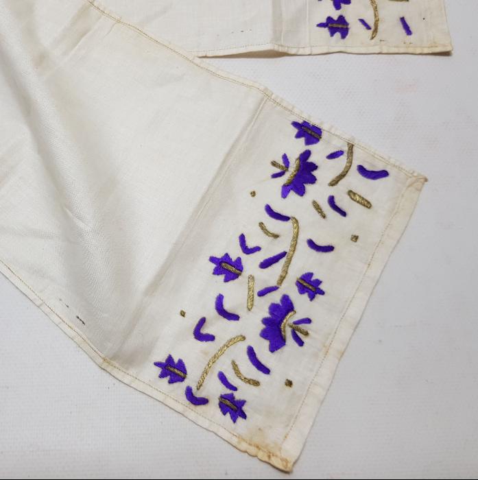 OSMANLI DÖNEMİ ALTIN SIRMA VE İPEK İŞLEMELİ UÇKUR