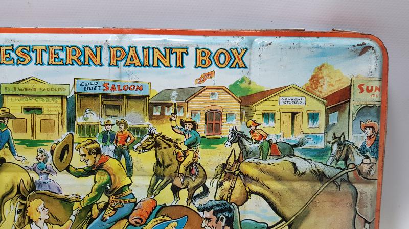 EĞİTİM TARİHİ: İNGİLİZ MALI BÜYÜK BOY SULU BOYA KUTUSU