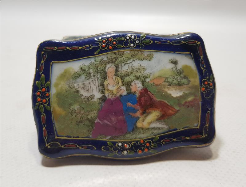 OSMANLI DÖNEMİ ROYAL PORSELEN MÜCEVHER KUTUSU