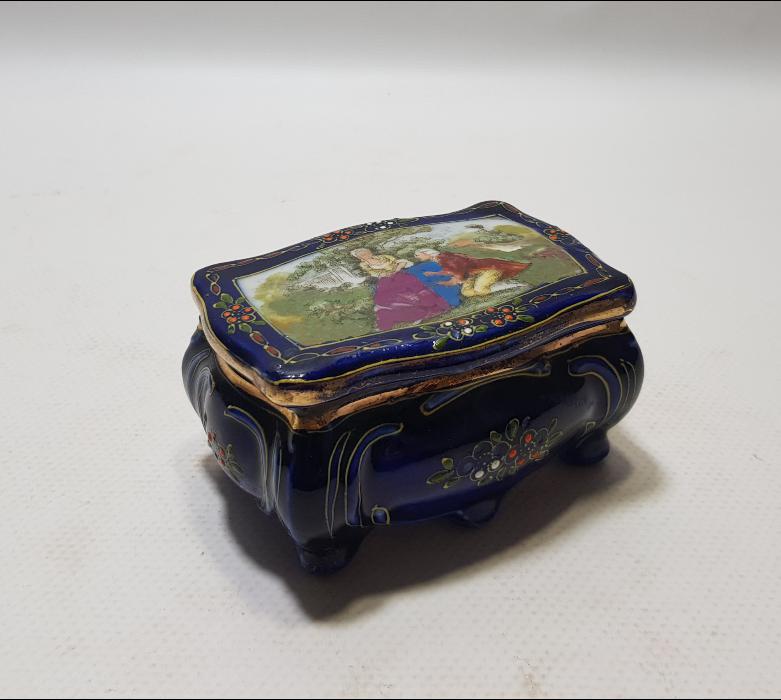 OSMANLI DÖNEMİ ROYAL PORSELEN MÜCEVHER KUTUSU