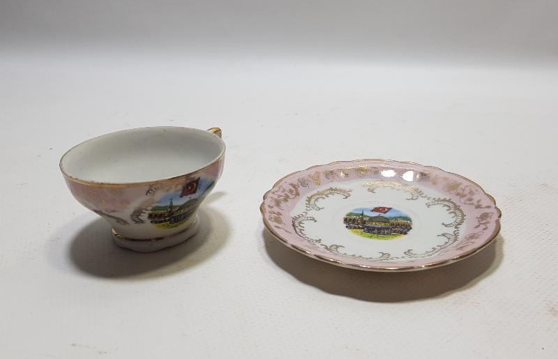 OSMANLI DÖNEMİ MESCİD-İ NEBİ GÖRSELLİ KAHVE FİNCANI