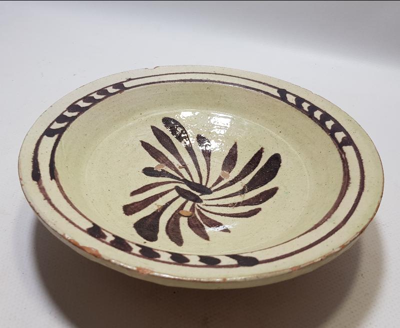 OSMANLI DÖNEMİ ÇOK NADİR SÜLÜKLÜ ÇANAKKALE TABAK