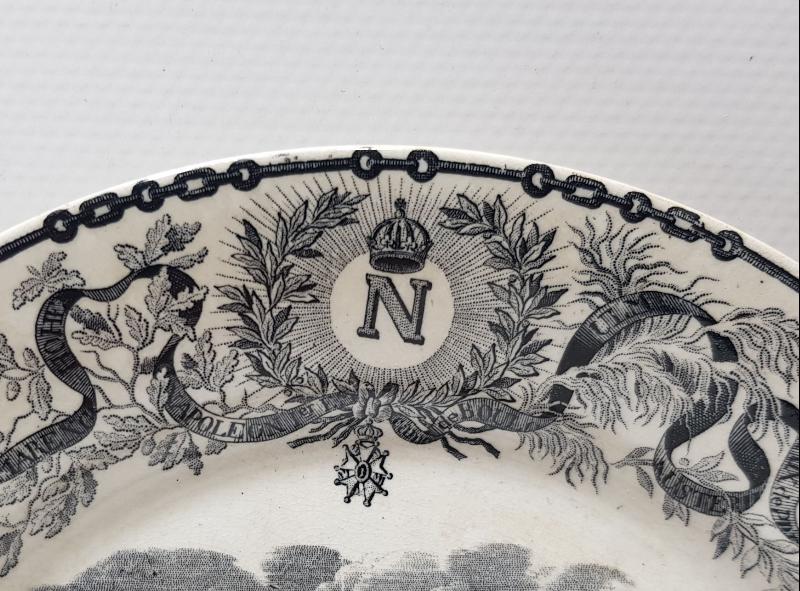 1805 TARİHLİ NAPOLYON GÖRSELLİ PORSELEN TABAK
