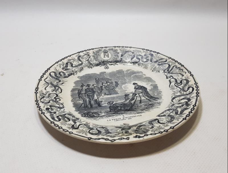 1805 TARİHLİ NAPOLYON GÖRSELLİ PORSELEN TABAK