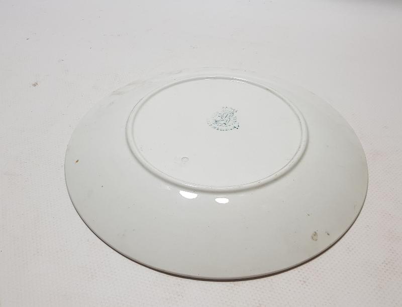 OSMANLI DÖNEMİ HOROZLU PORSELEN TABAK