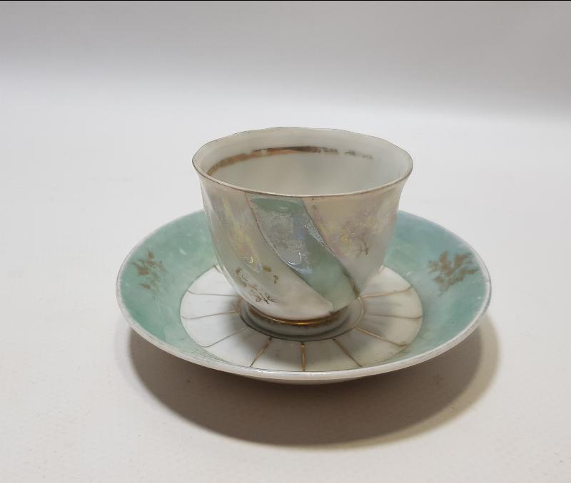 OSMANLI DÖNEMİ OSMANLICA VE RUSÇA YAZILI KUZNETSOV KAHVE FİNCANI