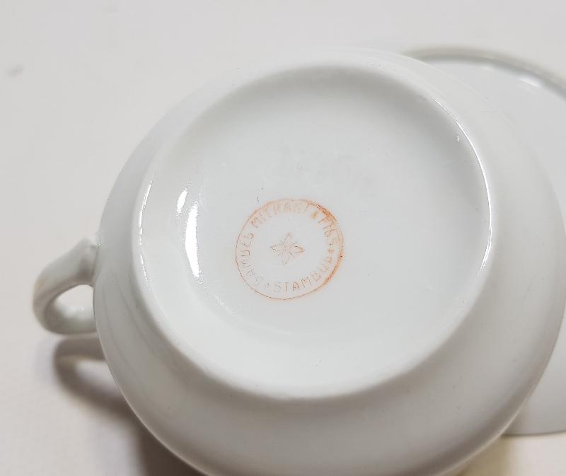 OSMANLI DÖNEMİ SAMUEL MITRANI & FILS STAMBUL DAMGALI FİNCAN