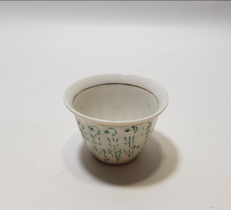 OSMANLI DÖNEMİ AY YILDIZLI KAHVE FİNCANI