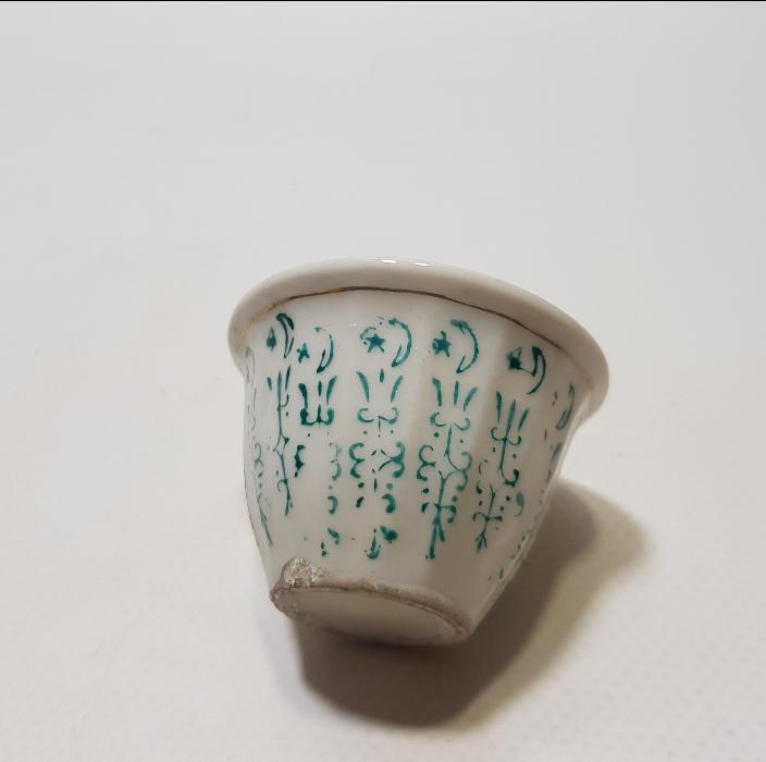 OSMANLI DÖNEMİ AY YILDIZLI KAHVE FİNCANI