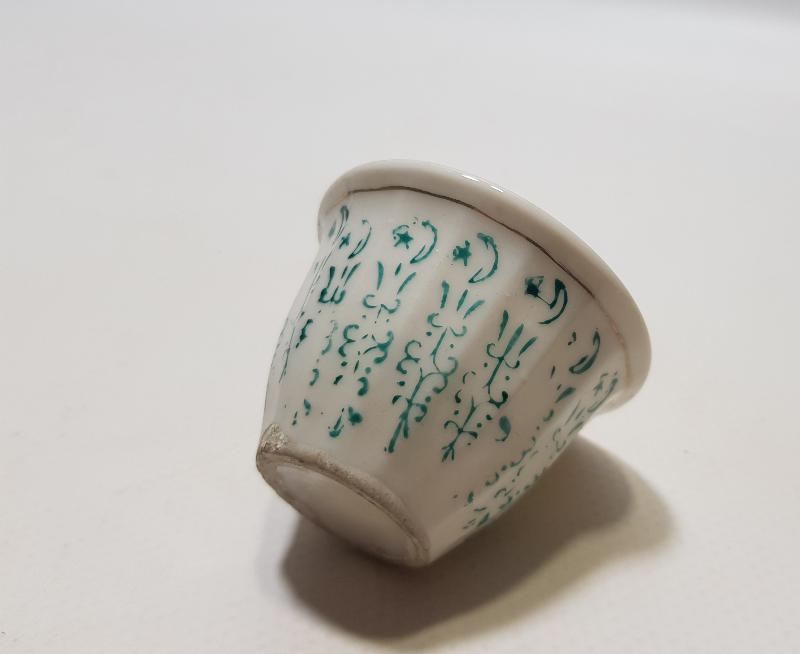 OSMANLI DÖNEMİ AY YILDIZLI KAHVE FİNCANI