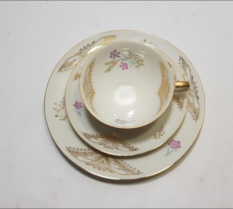 ALTIN VARAKLI BAVARIA TRİO ÇAY - KAHVE TAKIMI