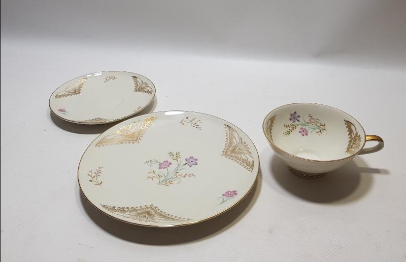 ALTIN VARAKLI BAVARIA TRİO ÇAY - KAHVE TAKIMI