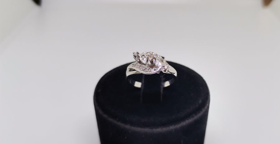 MİNİ SALYANGOZ MODELİ PIRLANTA TAŞLI YÜZÜK