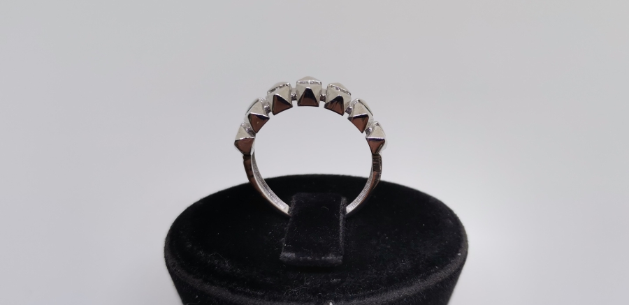 PIRLANTA TAŞLI ÇİFTE YARIM TUR MODELİ YÜZÜK