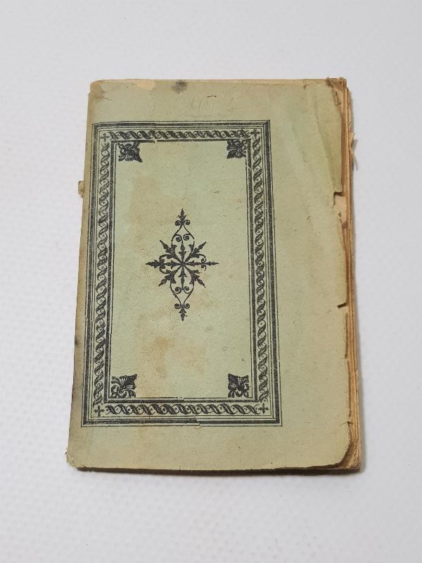 1896 TARİHLİ OSMANLICA CEP TAKVİMİ