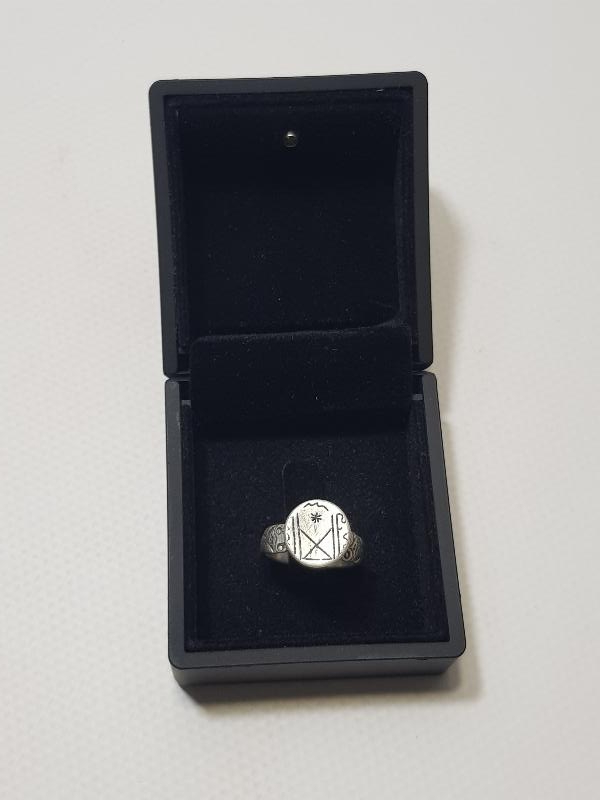 OSMANLI DÖNEMİ OĞUZ TÜRKLERİ BEĞDİLİ BOYUNA AİT ÇOK NADİR GÜMÜŞ YÜZÜK