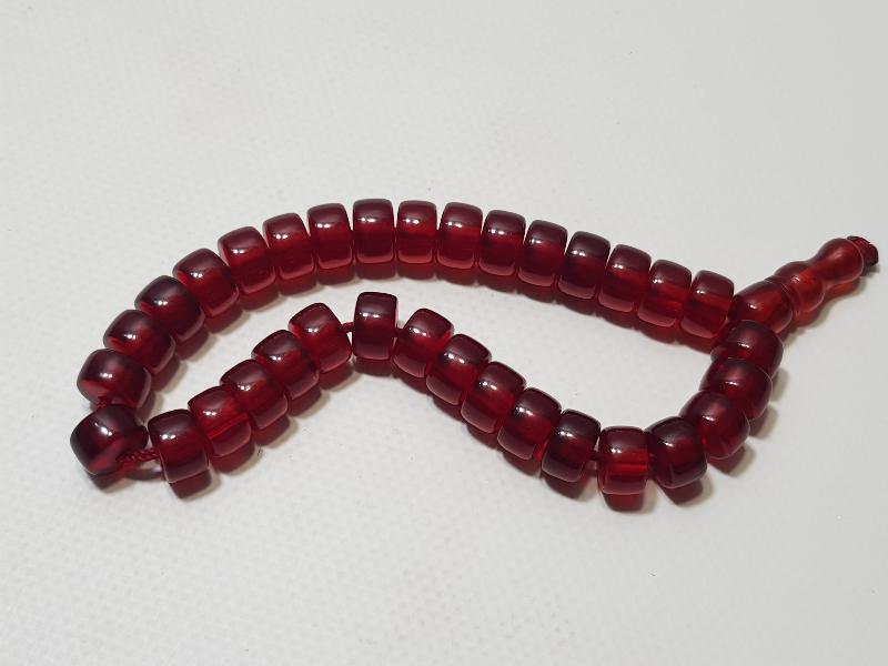 OSMANLI ATEŞ KEHRİBAR TESPİH