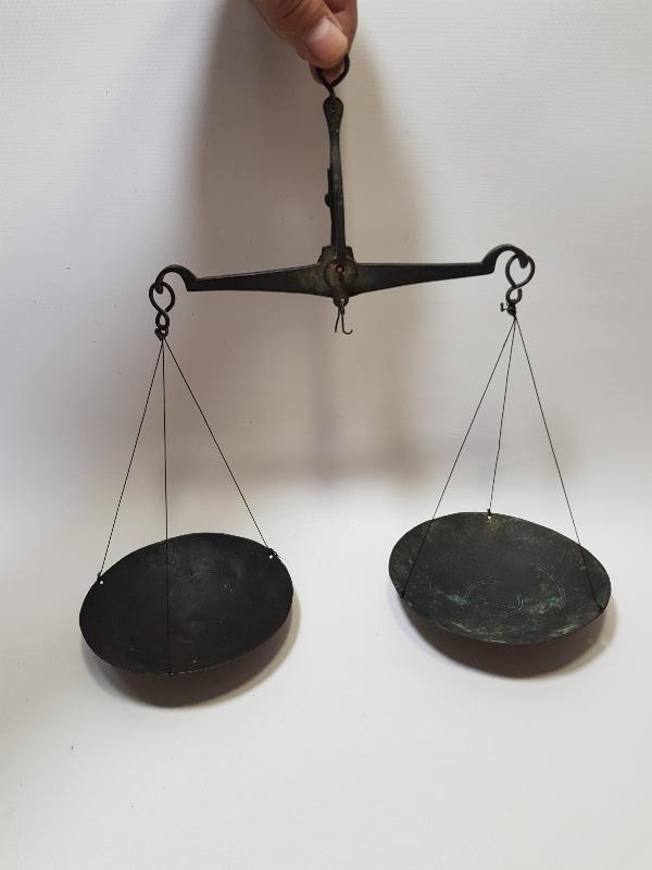 OSMANLI DÖNEMİ BAHARATÇI - AKTAR TERAZİSİ