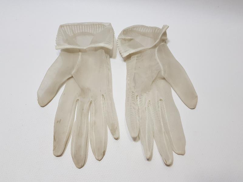 OSMANLI DÖNEMİ LEVANTEN İŞİ İPEK KADIN ELDİVENİ