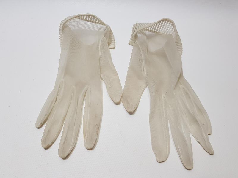 OSMANLI DÖNEMİ LEVANTEN İŞİ İPEK KADIN ELDİVENİ